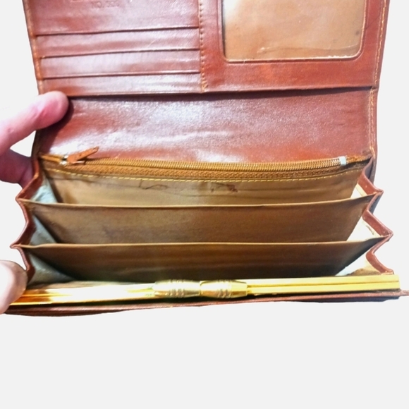 Leonardo da Vinci Brown Leather Wallet - Picture 6 of 13